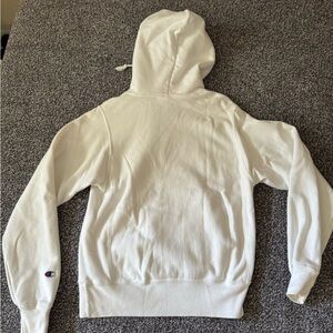 White Champion hoodie